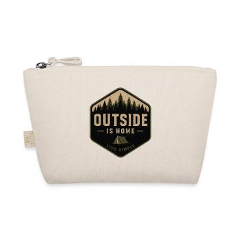 Outside is Home Outdoor - Organic Pouch - nature - Front