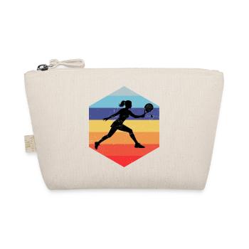 Padel Zubehör Geschenkidee für Padel Anfänger Fans - Bio-Täschchen - Natur - Vorne