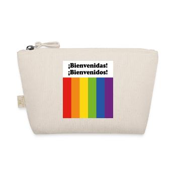 Bienvenidos Bienvenidas LGBT Welcome in Spanish - Organic Pouch - nature - Front