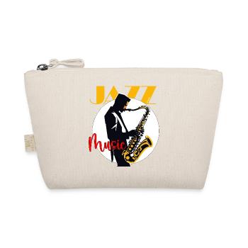 Musique de silhouette de saxophone jazz - Trousse biologique - nature - Devant