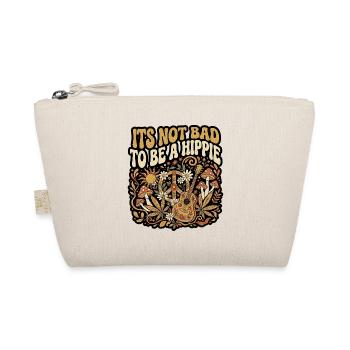 Hippie Peace 60s - Organic Pouch - nature - Front