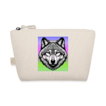 Wolf - Bio-Täschchen - Natur - Vorne