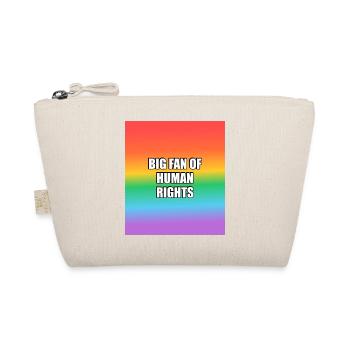 Grand fan des droits de l’homme : arc-en-ciel LGBT - Trousse biologique - nature - Devant