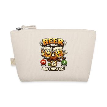 Bier ruft: Auf zur Feier - Bio-Täschchen - Natur - Vorne