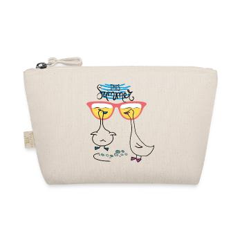 Geese with sunglasses - Organic Pouch - nature - Front