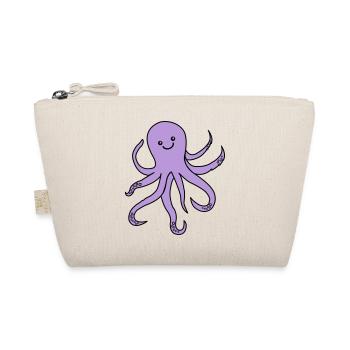 Charme de pieuvre violette - Trousse biologique - nature - Devant