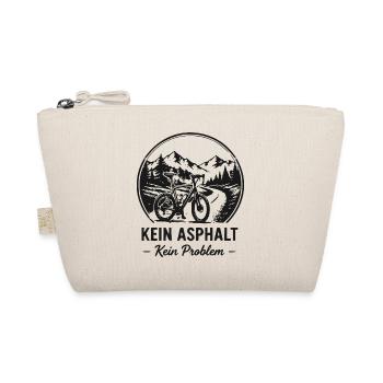 Kein Asphalt Kein Problem MTB - Bio-Täschchen - Natur - Vorne