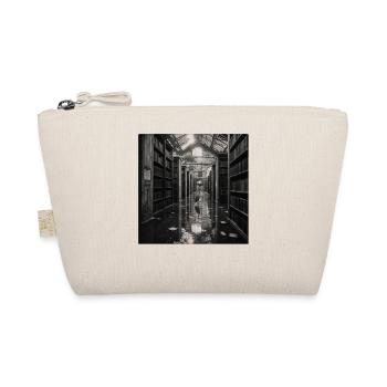 Heron Library Mystery Vintage Animal Crime - Organic Pouch - nature - Front