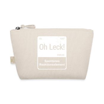Oh Leck - Saarländisch für Profis - Element-Kachel - Bio-Täschchen - Natur - Vorne