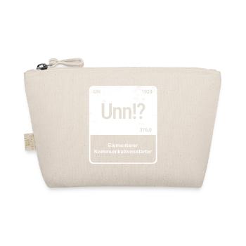 Unn!? - Saarländisch für Profis!  - Bio-Täschchen - Natur - Vorne