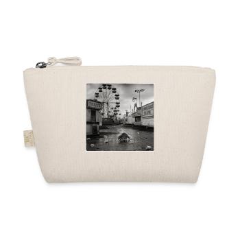 Abandoned Funfair Raccoon Retro Funfair Animal - Organic Pouch - nature - Front