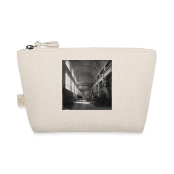 Lost Place Moose Black & White Art Animal Crime - Organic Pouch - nature - Front