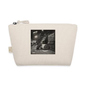 Beaver Paper Mill Industrial Retro Animal Crime - Organic Pouch - nature - Front