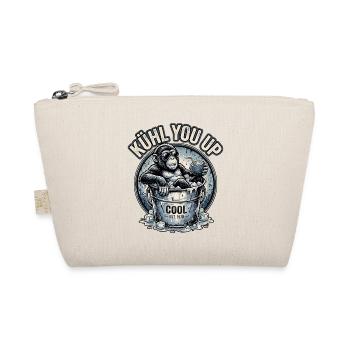 Cooler Affe Auf Eis - Organic Pouch - nature - Front