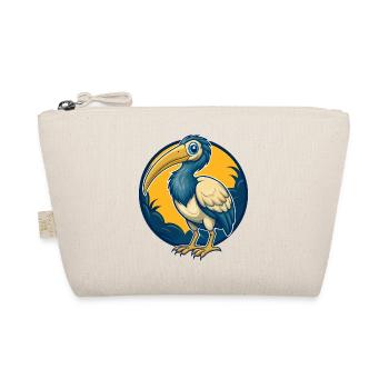 Ibis Kawaii Mascot Cartoon Character Clipart Logo - Organic Pouch - nature - Front