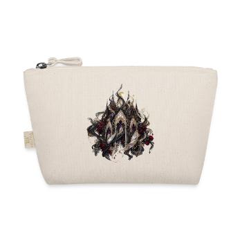 Gothic Floral Cathedral - Organic Pouch - nature - Front