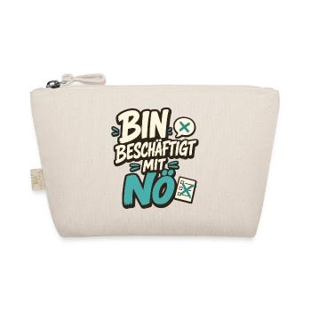 BIN BESCHÄFTIGT MIT NÖ - Bio-Täschchen - Natur - Vorne