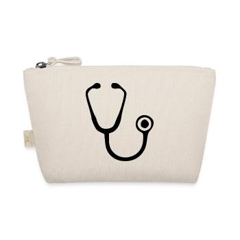 Stethoscope Doctor Doctor Medicine Specialist Gift - Organic Pouch - nature - Front