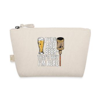 Pyro Und Bier - Bio-Täschchen - Natur - Vorne