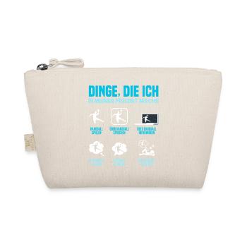 Handball Handballer Handball Trainer Fan Geschenk - Bio-Täschchen - Natur - Vorne