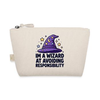 Wizard Avoiding Responsibility - Bio-Täschchen - Natur - Vorne