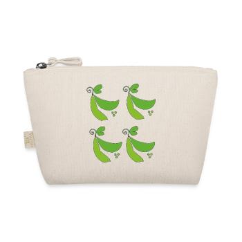 Erbsen schoten - Bio-Täschchen - Natur - Vorne