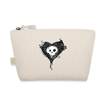 Heart Skull Punk - Trousse biologique - nature - Devant