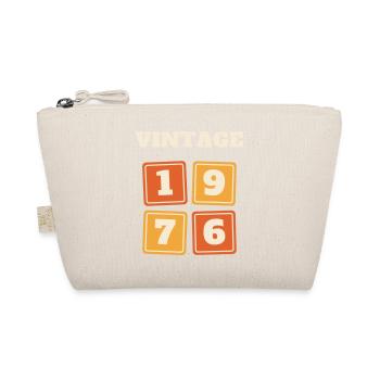 Vintage 1976 Retro Jahrgang 50. Geburtstag Geschen - Bio-Täschchen - Natur - Vorne