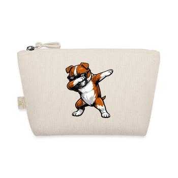 Dabbing Staffordshire Bull Terrier - Bio-Täschchen - Natur - Vorne