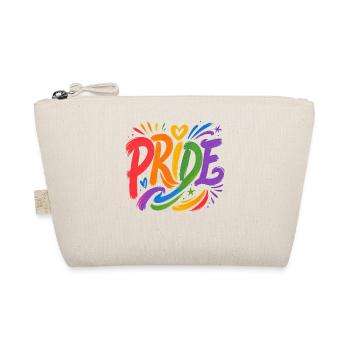 Rainbow Motif for Pride Community Allies CSD - Organic Pouch - nature - Front