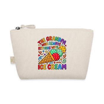 Opa Bringt Immer Eiscreme - Organic Pouch - nature - Front
