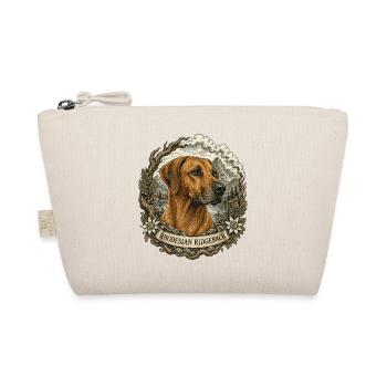 Rhodesian Ridgeback in Vintage Style - Organic Pouch - nature - Front