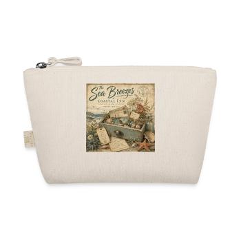 The Sea Breezes Coastal Inn Vintage Poster Decoration - Organic Pouch - nature - Front