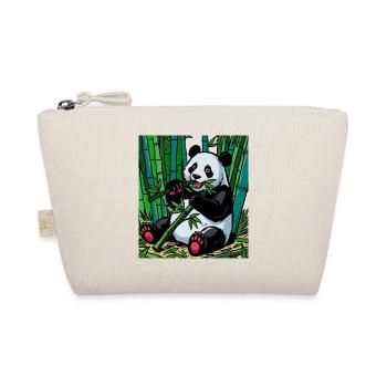 Panda dans la forêt de bambous – Couleurs vives - Trousse biologique - nature - Devant