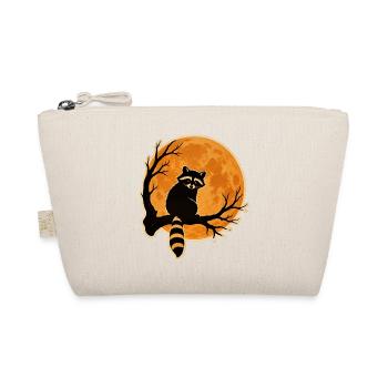 Motif rétro d’autocollants d’Halloween pour la pleine lune laveur - Trousse biologique - nature - Devant
