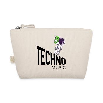 Cosmic Cute Alien on Astronaut - Organic Pouch - nature - Front