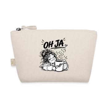 Coffee Oh Yes Cartoon - Organic Pouch - nature - Front