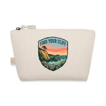 Vintage Cliff and Ocean Motivationspatch - Bio-Täschchen - Natur - Vorne