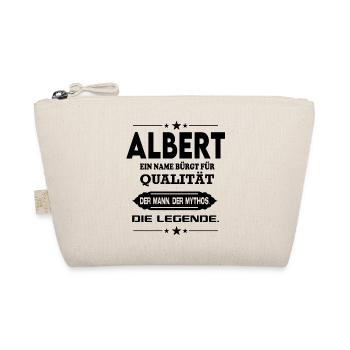 Albert Die Legende Name Mann Mythos Sprüche - Bio-Täschchen - Natur - Vorne