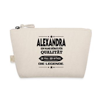 Alexandra Die Legende Name Frau Mythos Sprüche - Bio-Täschchen - Natur - Vorne