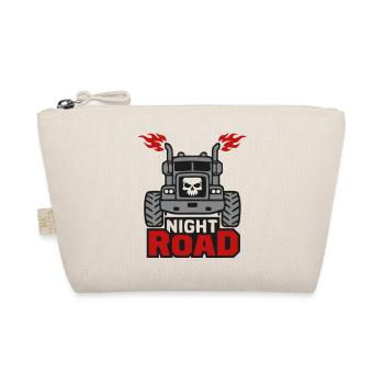 Night Road Trucker Logo - Bio-Täschchen - Natur - Vorne