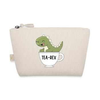 tea-rexTea Rex – Süßer Dinosaurier-Teetrinker Kawaii - Bio-Täschchen - Natur - Vorne