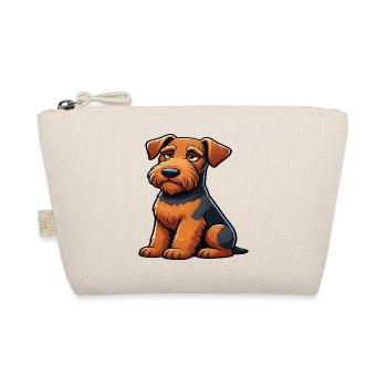 Airedale Terrier Airedales Airedaleliebhaber - Bio-Täschchen - Natur - Vorne