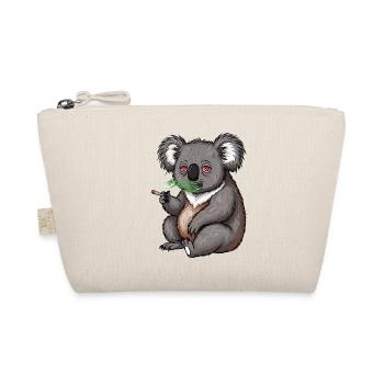 Cartoon Koala raucht Gras - Bio-Täschchen - Natur - Vorne