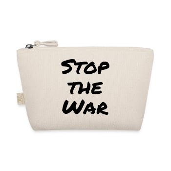 Stop the war - Bio-Täschchen - Natur - Vorne