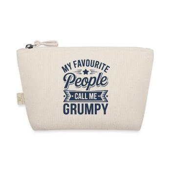 Mein Lieblingsvolk nennt mich Grumpy - Bio-Täschchen - Natur - Vorne