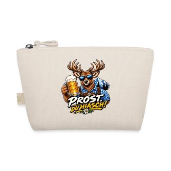 Prost du Hiasch - Prost du Hirsch - Volksfest - Bio-Täschchen - Natur - Vorne