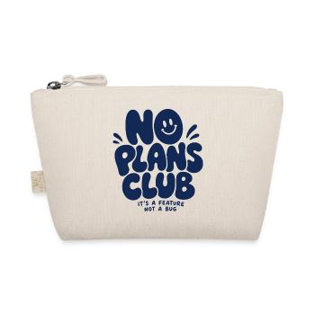 No Plans Club – It's a Feature Not a Bug - Bio-Täschchen - Natur - Vorne
