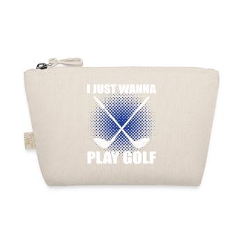 Golf Spruch - Bio-Täschchen - Natur - Vorne