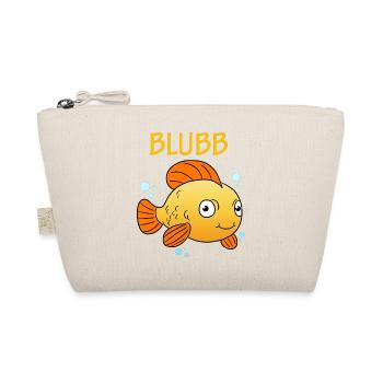Blubb Goldfisch Süßer Fisch Aquarium Fischchen - Bio-Täschchen - Natur - Vorne